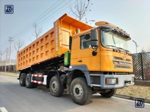 Shacman F3000 8X4 Самосвал Грузовая кровать поднята для мощной тяжелой грузоподъемности
